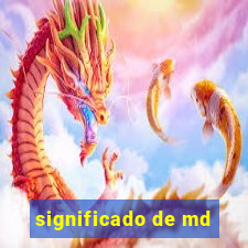 significado de md