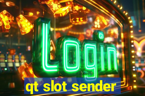 qt slot sender