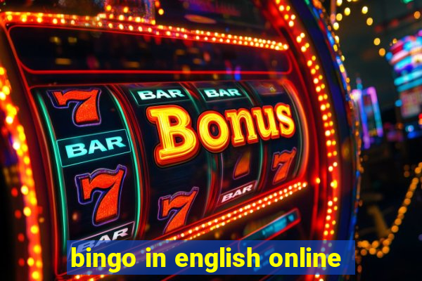 bingo in english online