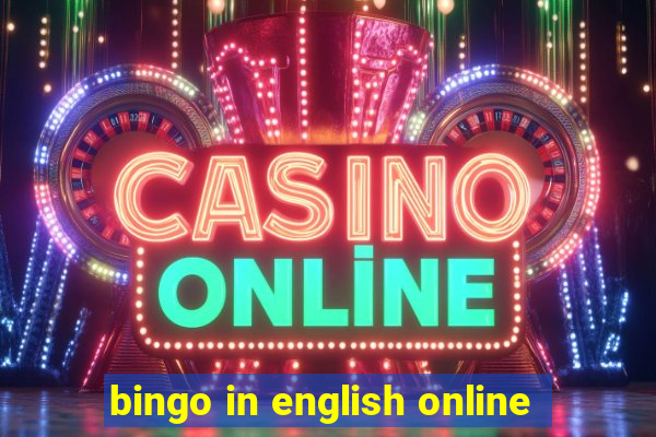 bingo in english online