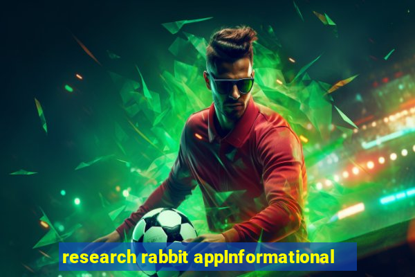 research rabbit appInformational