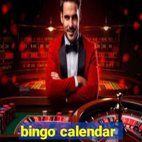 bingo calendar