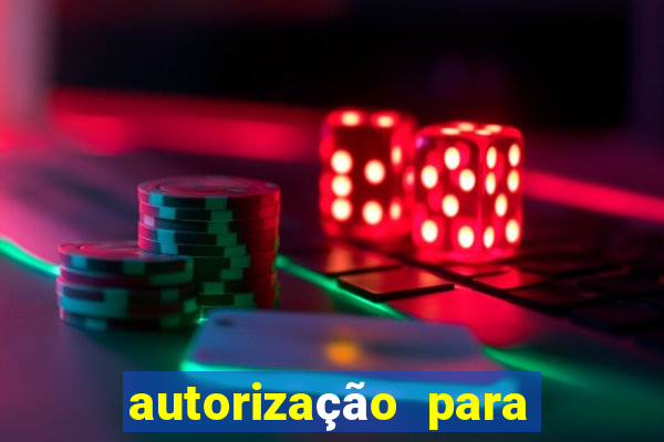 autorização para jogar bola