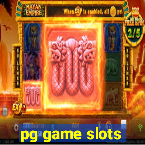 pg game slots