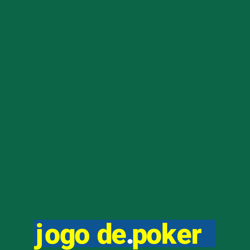 jogo de.poker