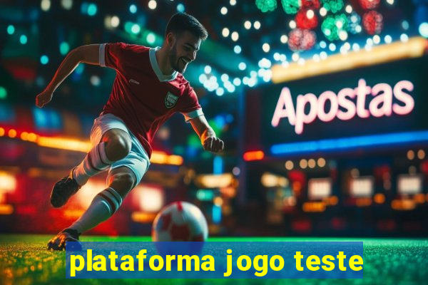 plataforma jogo teste