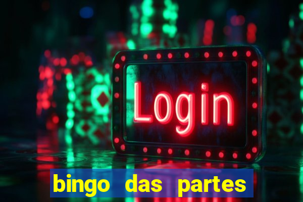 bingo das partes do corpo