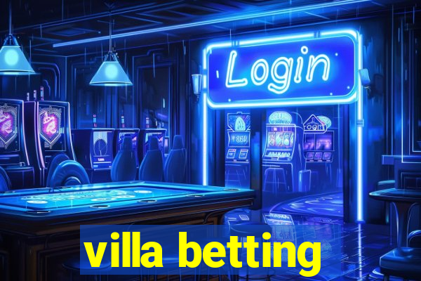 villa betting