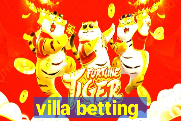 villa betting