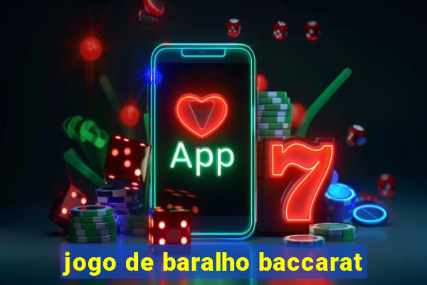 jogo de baralho baccarat