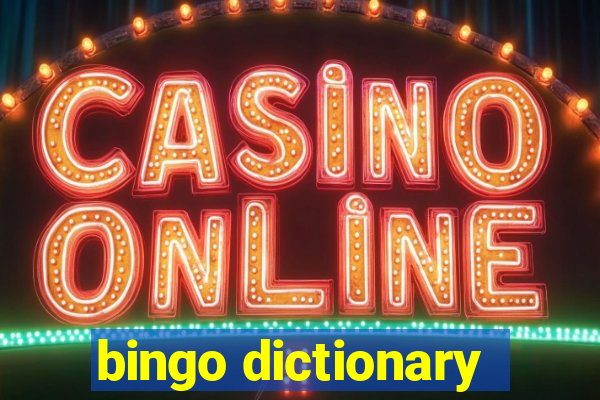 bingo dictionary