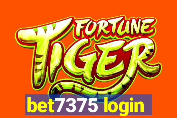 bet7375 login