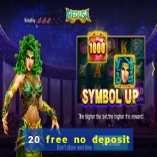 20 free no deposit casino uk 2018