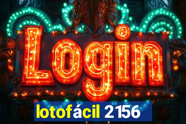 lotofácil 2156