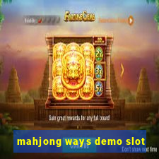 mahjong ways demo slot