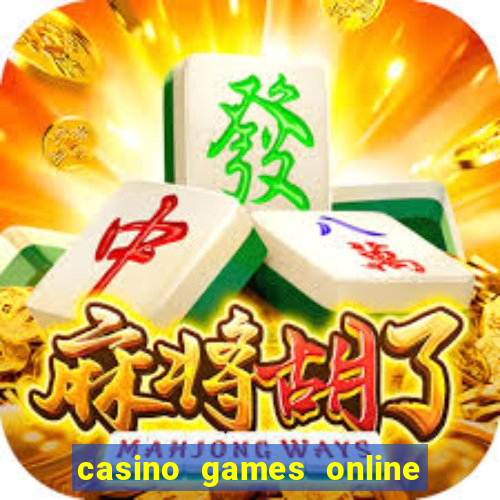 casino games online free play slot