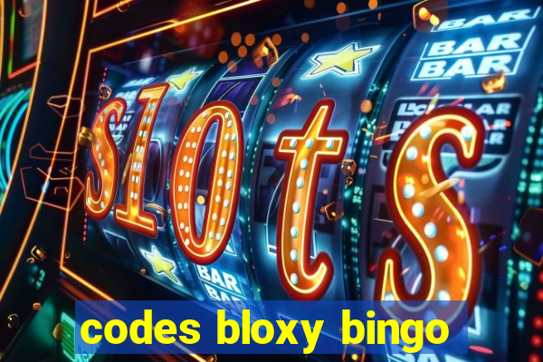 codes bloxy bingo