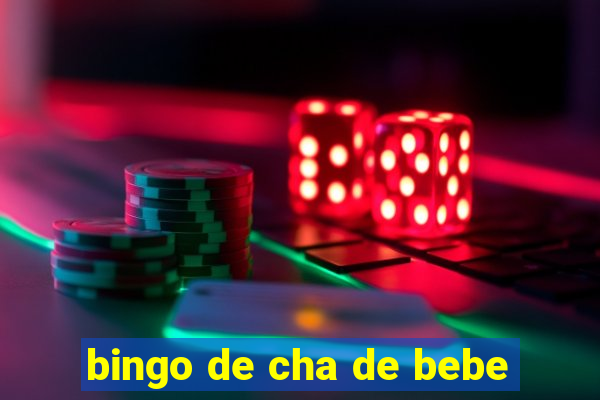 bingo de cha de bebe