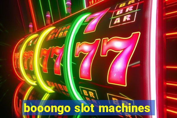 booongo slot machines