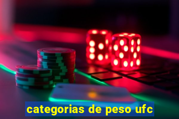 categorias de peso ufc