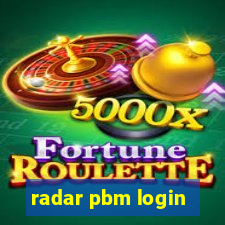 radar pbm login