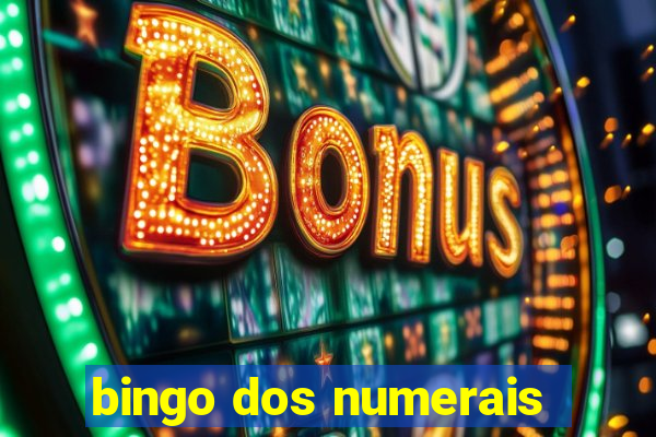 bingo dos numerais