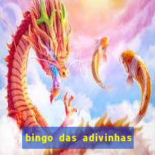 bingo das adivinhas para imprimir