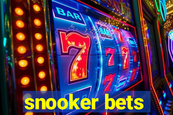 snooker bets