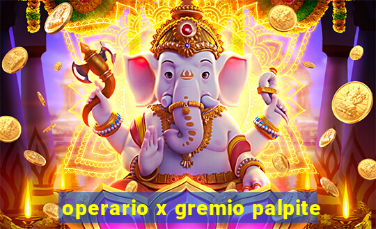 operario x gremio palpite