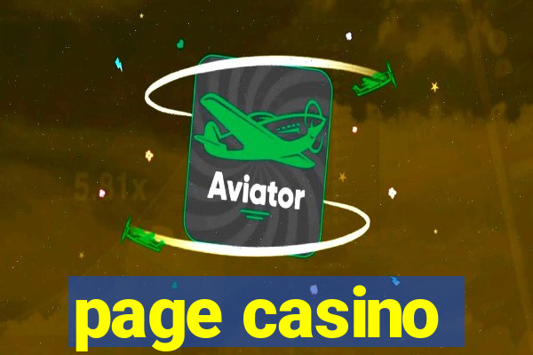 page casino