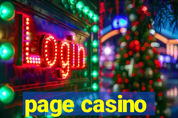 page casino