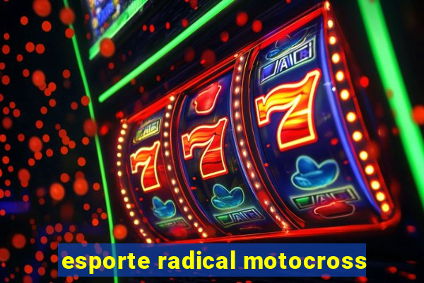 esporte radical motocross