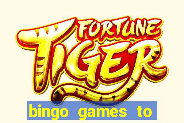 bingo games to play for free