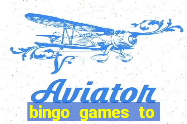 bingo games to play for free