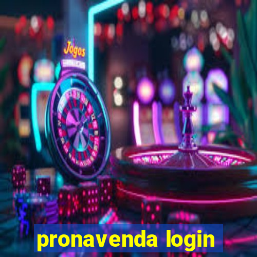 pronavenda login