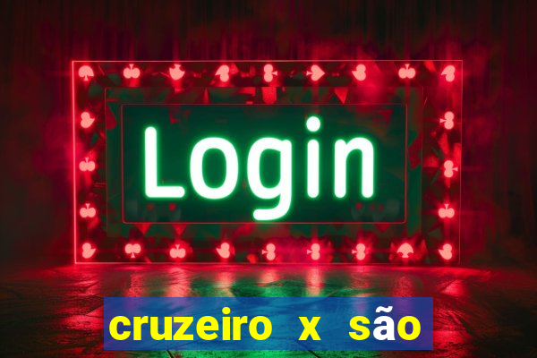 cruzeiro x são paulo futemax