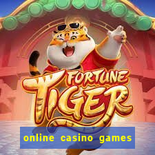 online casino games real money