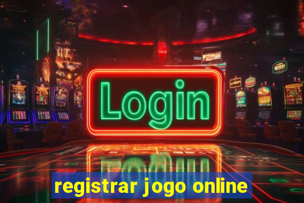 registrar jogo online