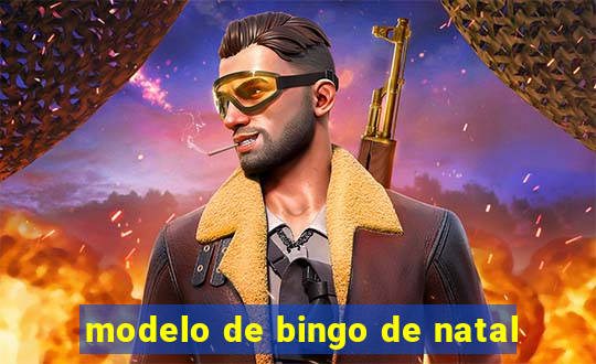 modelo de bingo de natal