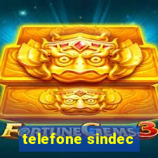 telefone sindec