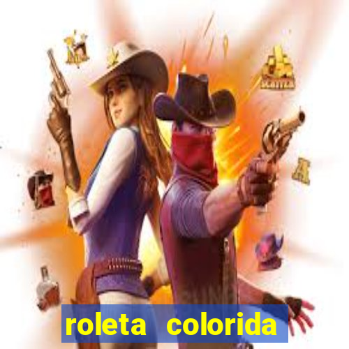 roleta colorida para imprimir