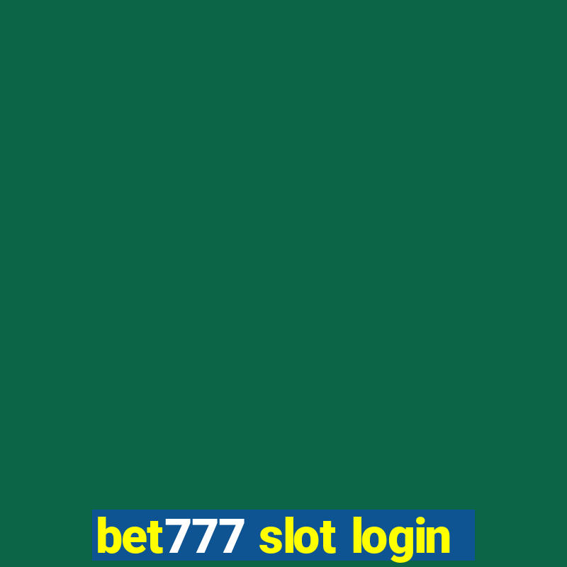 bet777 slot login