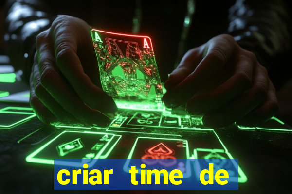 criar time de futebol simulador