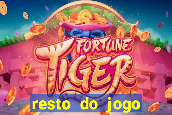 resto do jogo placar atual