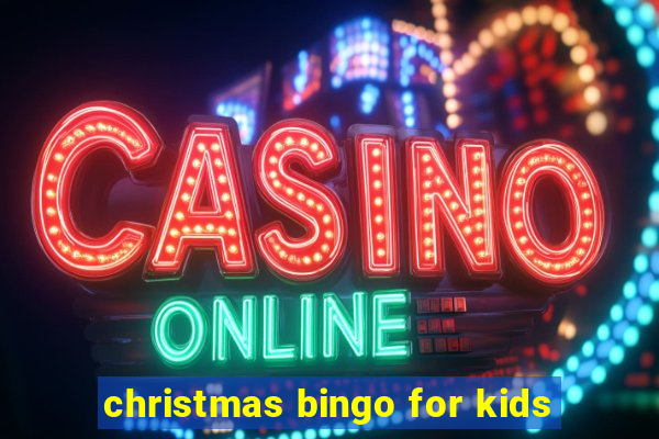 christmas bingo for kids