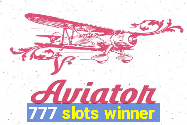 777 slots winner