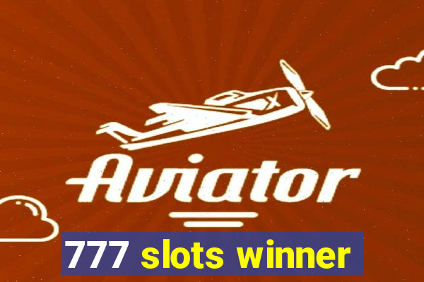 777 slots winner