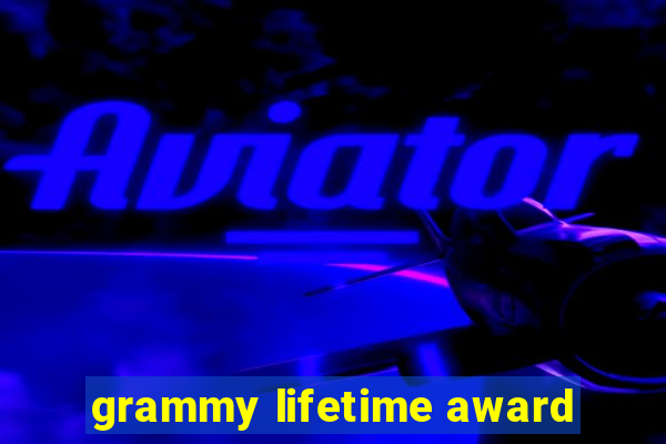 grammy lifetime award