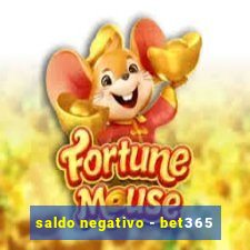 saldo negativo - bet365