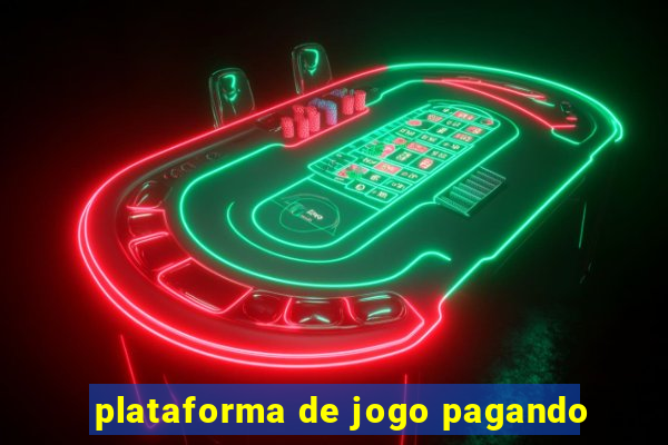 plataforma de jogo pagando